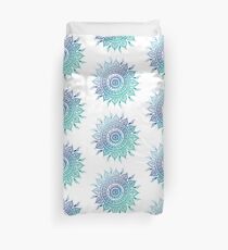 Blue Gradient Mandala Duvet Cover
