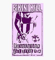 Bikini Kill Revolution Girl Feminism Riot Photographic Print