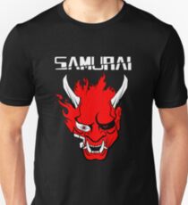 Samurai Oni inspired by Cyberpunk 2077 Unisex T-Shirt