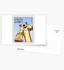 Calvin and Hobbes - stamp Postcards