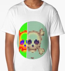 Emojii skullii-pix • 17 Long T-Shirt