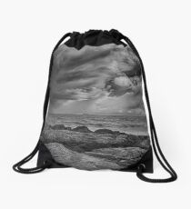 Stormy Coasts Drawstring Bag