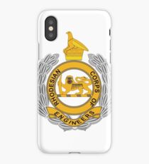 Rhodesian Corps of Engineers Cap Badge iPhone Case