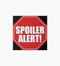 Spoiler Art Board