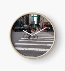 Zebra crossing, New York City, Manhattan, Brooklyn, New York, streets, buildings, pedestrians, #NewYorkCity, #Manhattan, #Brooklyn, #NewYork, #streets, #buildings, #skyscrapers, #cars, #pedestrians Clock
