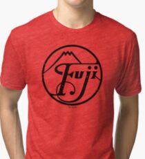 Vintage Fujifilm logo BLACk- 1934 Tri-blend T-Shirt