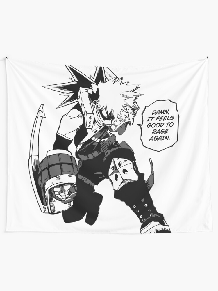 Alternate view of Raging Bakugou Tapestry