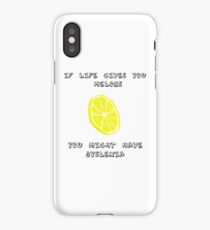If life gives you melons you might have dyslexia iPhone Case