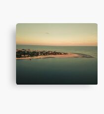 Where River Meets Sea Canvas Print