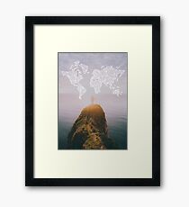 alone in the world Framed Print