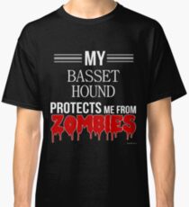 Zombie Basset Hound - Gift For Basset Hound Owner Classic T-Shirt
