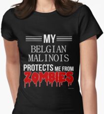 Zombie Belgian Malinois - Gift For Belgian Malinois Owner Women's Fitted T-Shirt