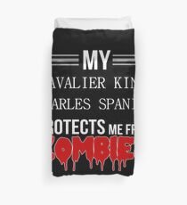 Zombie Cavalier King Charles Spaniel - Gift For Cavalier King Charles Spaniel Owner Duvet Cover