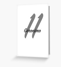 Eleventh Doctor Geronimo Greeting Card
