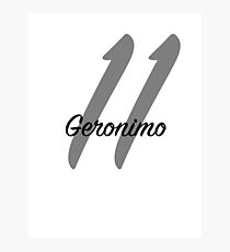 Eleventh Doctor Geronimo Photographic Print