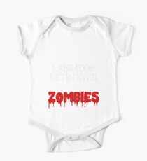 Body de manga corta para bebé Zombie Labrador Retriever - Regalo para el dueño del Labrador Retriever