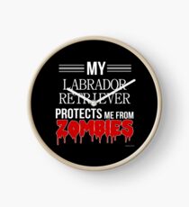 Reloj Zombie Labrador Retriever - Regalo para el dueño del Labrador Retriever