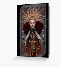 Commander Tarot Greeting Card