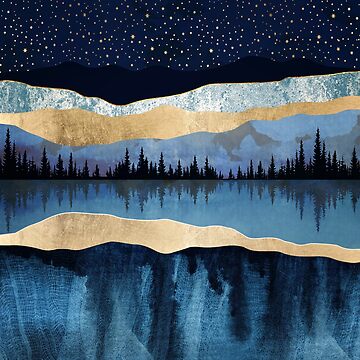 Artwork thumbnail, Midnight Lake by spacefrogdesign