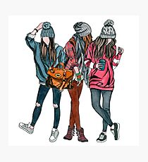 fashion girl's Photographic Print