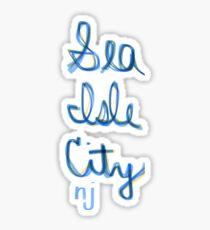 Sea isle City New Jersey Sticker