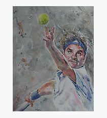 Roger Federer - Portrait 7 Photographic Print
