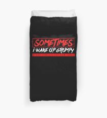 Manchmal Wake Grumpy ließ ihn Ehemann Frau Gag T-Shirt schlafen Bettbezug