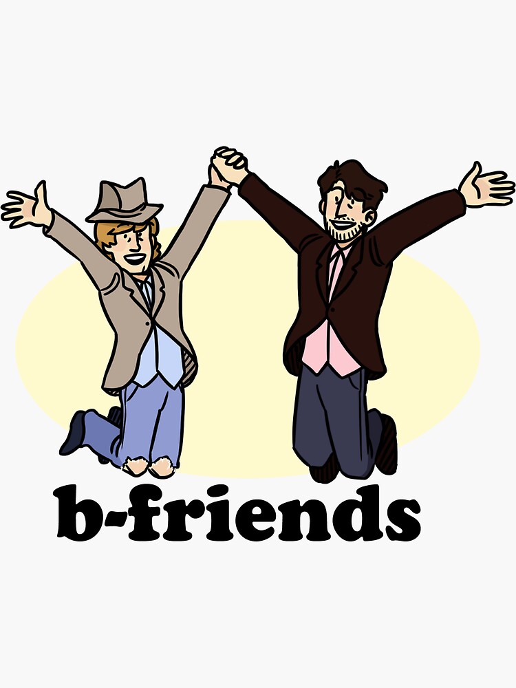 "b-friends" Sticker By Radiowave | Redbubble