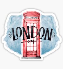 London Phone Booth Sticker