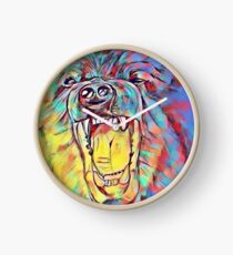 Watercolor Bear Clock