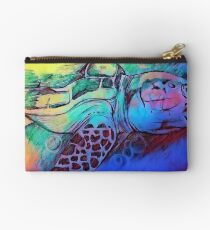 Watercolor Sea Turtle Studio Pouch