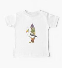 Surfende Möwe Baby T-Shirt