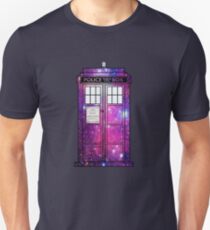 Starry Police Public Call Box. Unisex T-Shirt