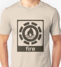 Fire Elements Design Nature Gift Idea Unisex T-Shirt