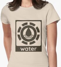 Water Element Design Nature Gift Idea Women's Fitted T-Shirt