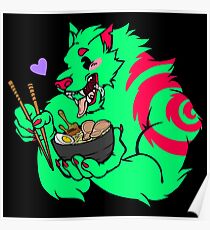 RAMEN WOLF Poster