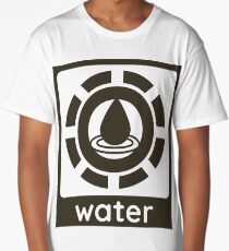 Water Element Design Nature Gift Idea Long T-Shirt