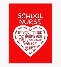 School Nurse Photographic Print