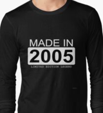 Made In 2005 Limited Edition Legend - Born in 2005 Long Sleeve T-Shirt