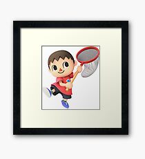 Smash Bros Ultimate - Villager Framed Print