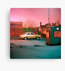 Vintage Mark I Ford Escort by night Canvas Print