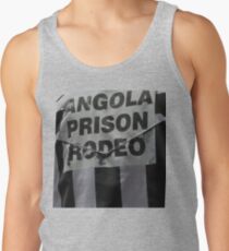 Angola Prison Rodeo distressed rough looking - the wildest show in the South Tank Top