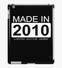 Made In 2010 Limited Edition Legend - Born in 2010 iPad-Hülle & Skin