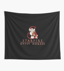 Starfire Gypsy Horses Logo! Wall Tapestry