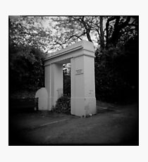 Georgian gateway - Holga - Lomography Photographic Print