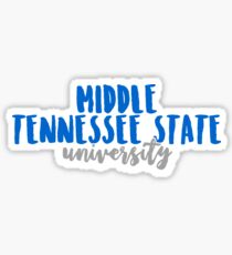 Middle Tennessee State University Sticker
