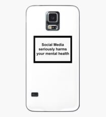 Funda/vinilo para Samsung Galaxy Las redes sociales perjudican gravemente tu salud mental
