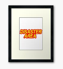 Disaster Area - Generally regarded as not only the loudest rock band in the Galaxy, but also as being the loudest noise of any kind at all. Framed Print