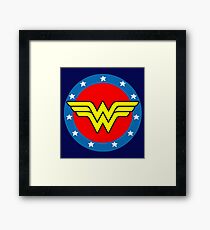 Wonder Sticker Framed Print