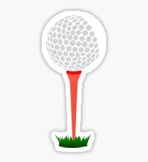 Golf Tee Sticker